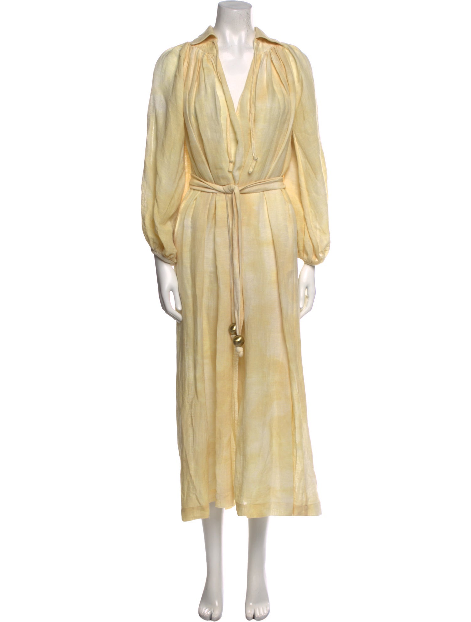 Lisa Marie Fernandez V-Neck Long Dress