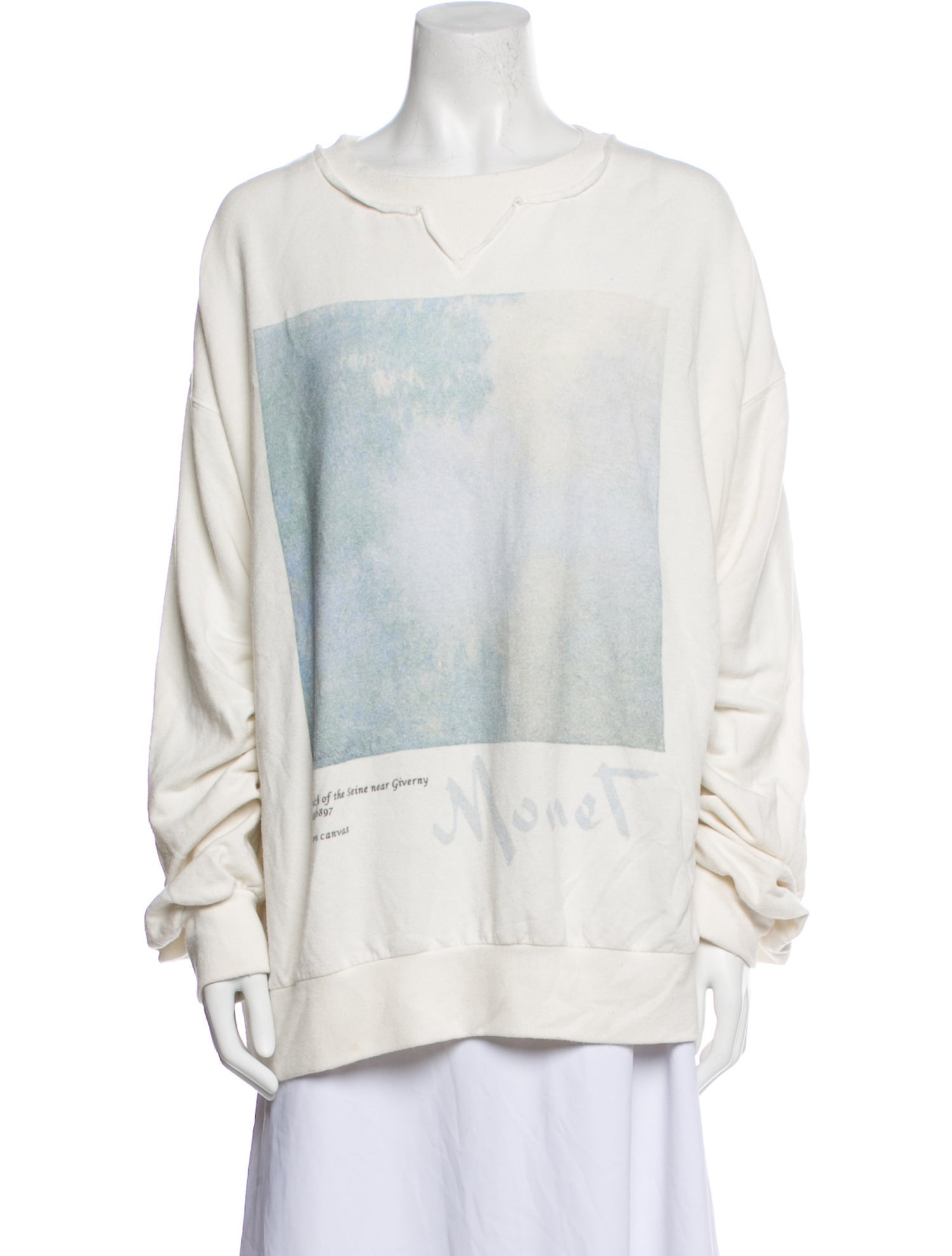 Lisa Marie Fernandez Graphic Print Scoop Neck Sweatshirt