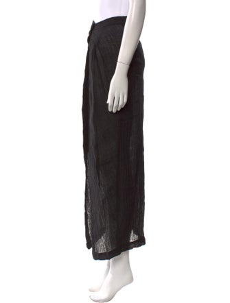Lisa Marie Fernandez Linen Midi Length Skirt