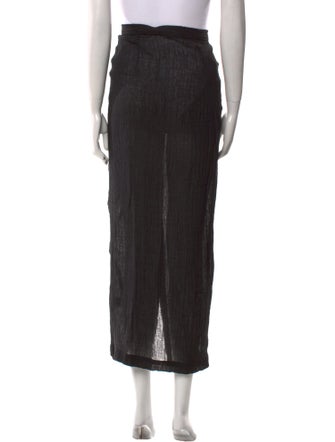 Lisa Marie Fernandez Linen Midi Length Skirt