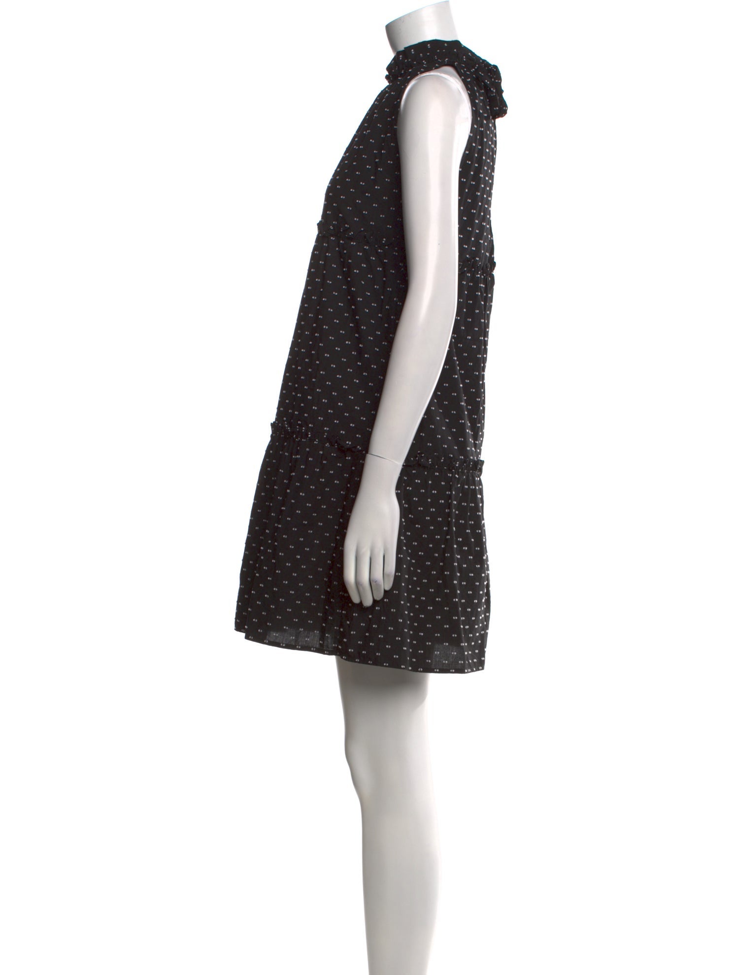 Lisa Marie Fernandez Polka Dot Print Mini Dress