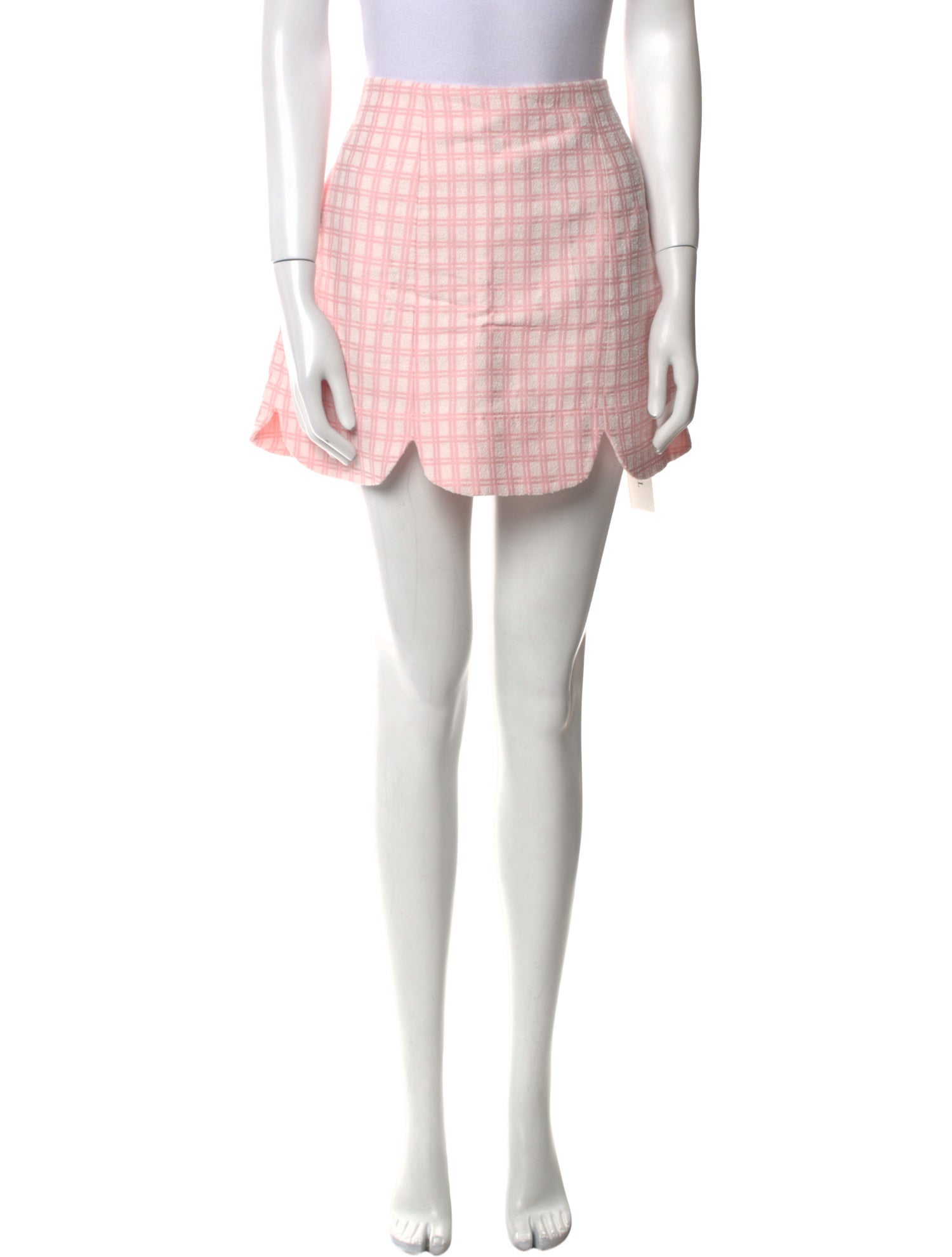 Lisa Marie Fernandez Plaid Print Mini Skirt