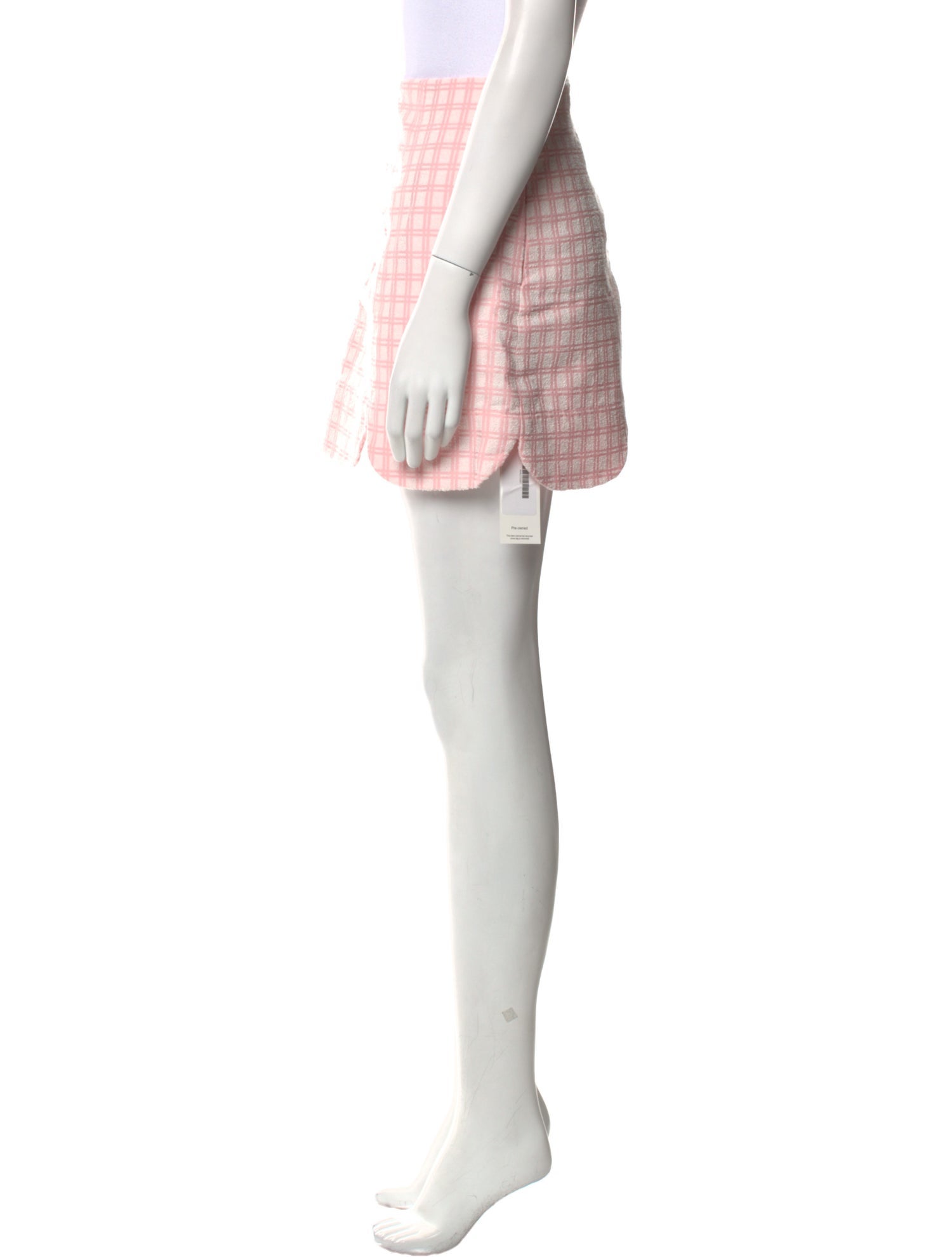 Lisa Marie Fernandez Plaid Print Mini Skirt