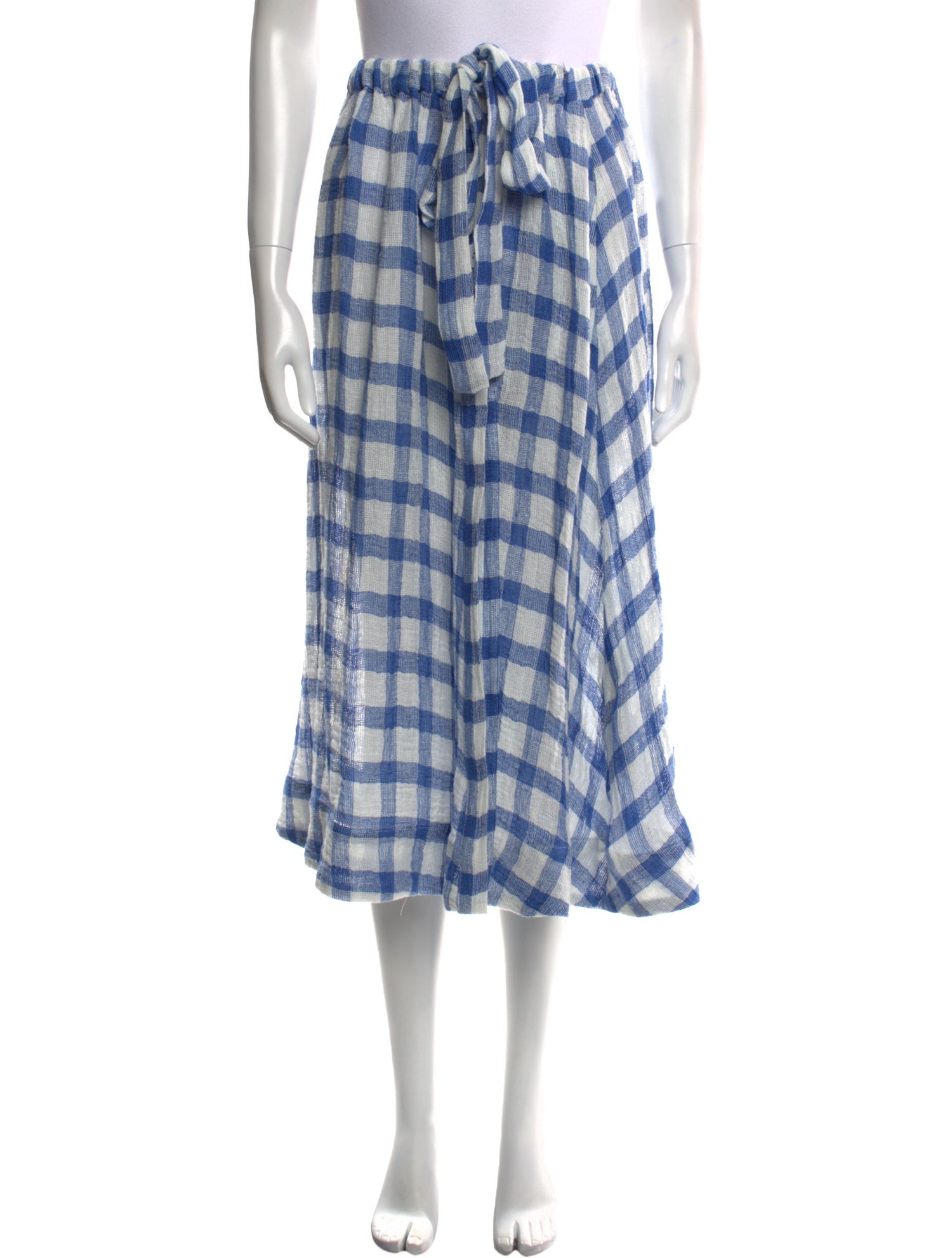 Lisa Marie Fernandez Linen Midi Length Skirt w/ Tags