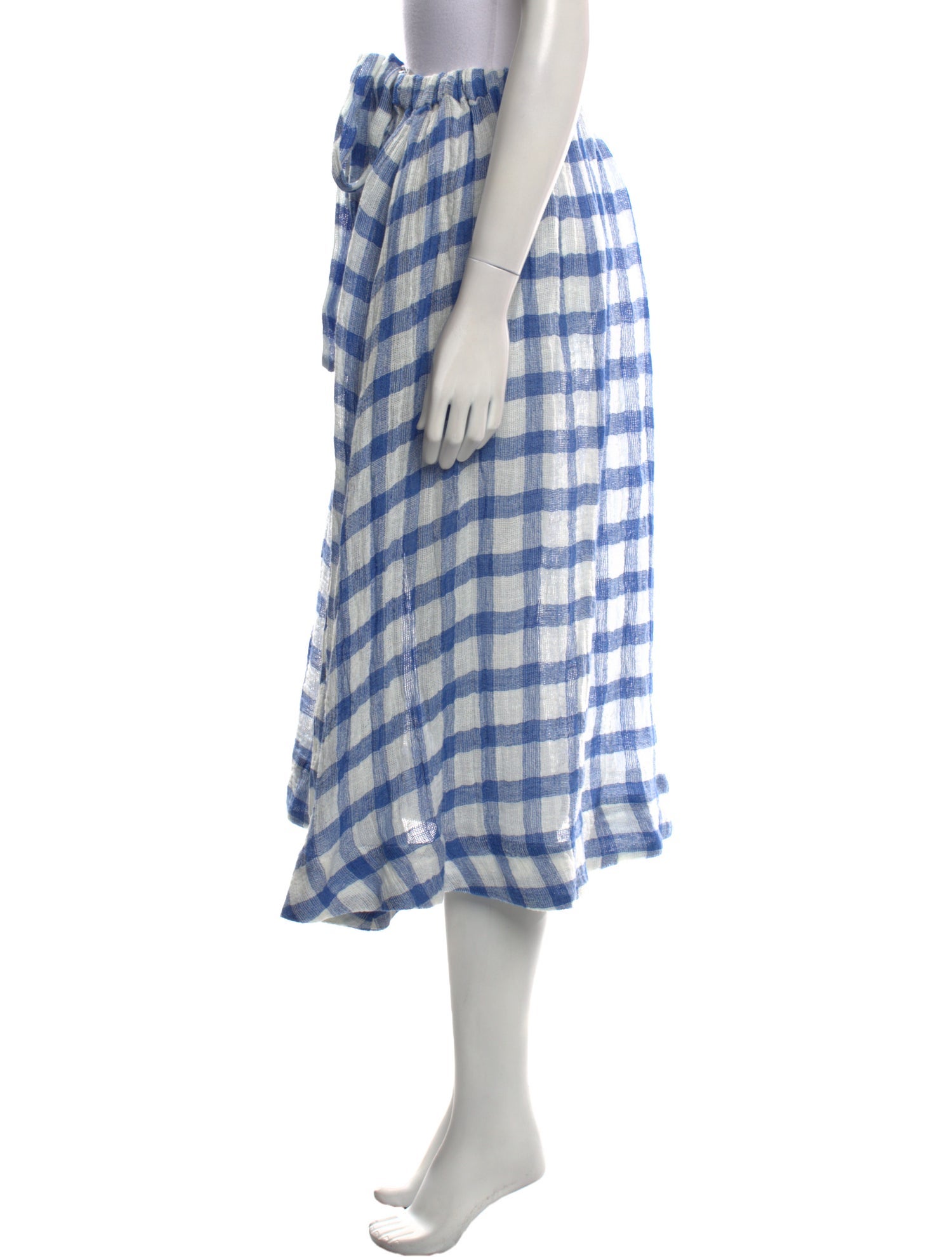 Lisa Marie Fernandez Linen Midi Length Skirt w/ Tags