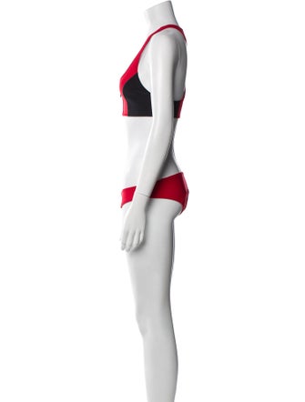 Lisa Marie Fernandez Colorblock Pattern Bikini