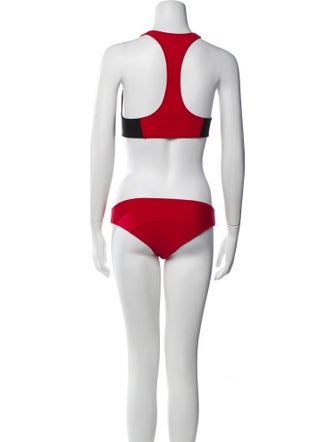 Lisa Marie Fernandez Colorblock Pattern Bikini