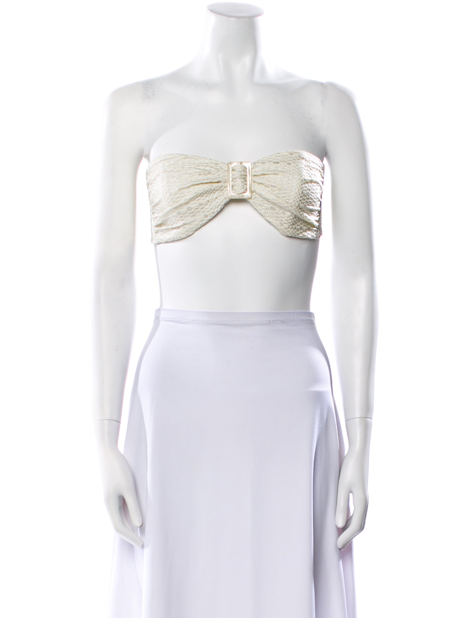 Lisa Marie Fernandez Strapless Crop Top