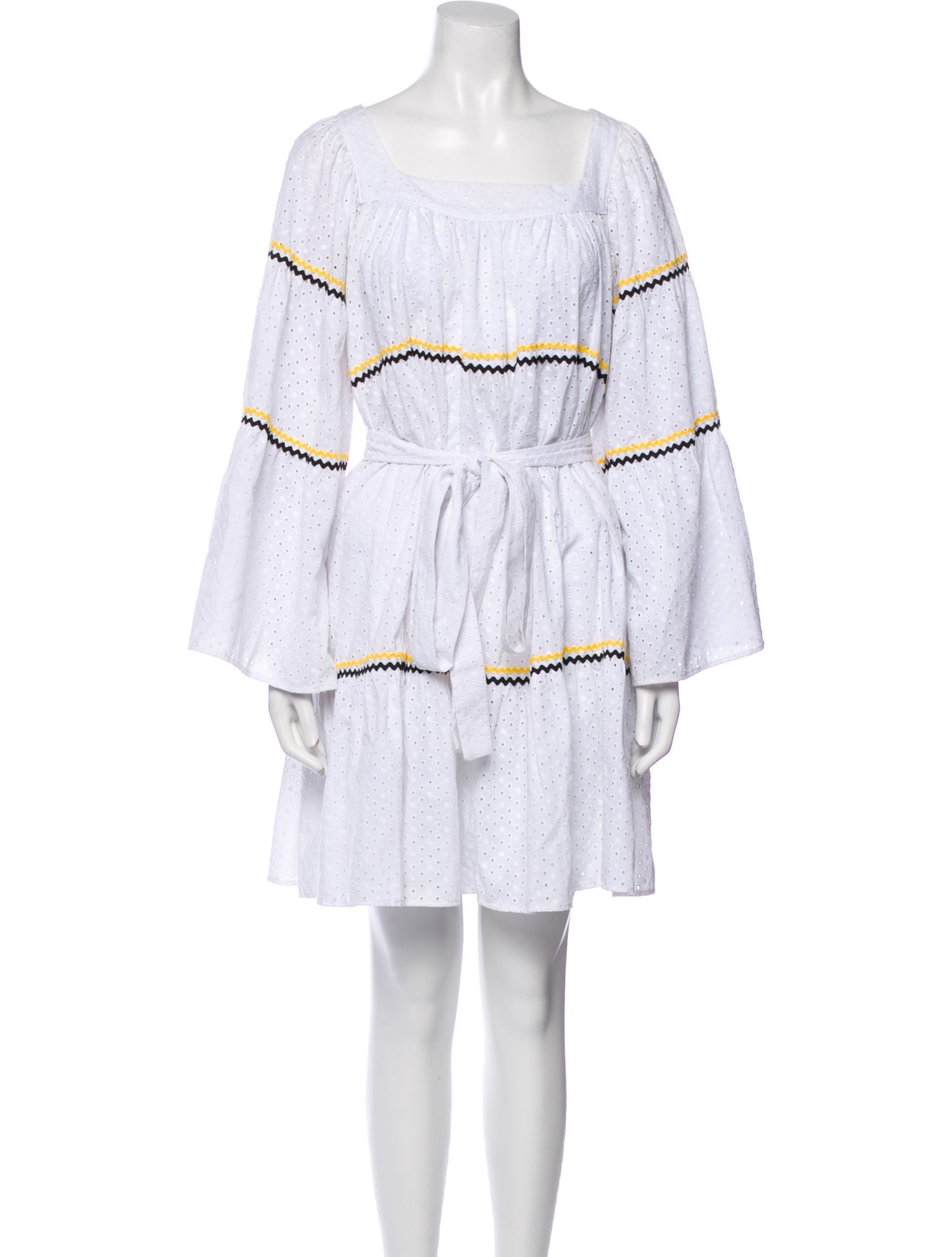 Lisa Marie Fernandez Graphic Print Mini Dress