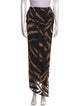 Lisa Marie Fernandez Animal Print Midi Length Skirt