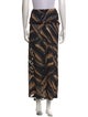 Lisa Marie Fernandez Animal Print Midi Length Skirt