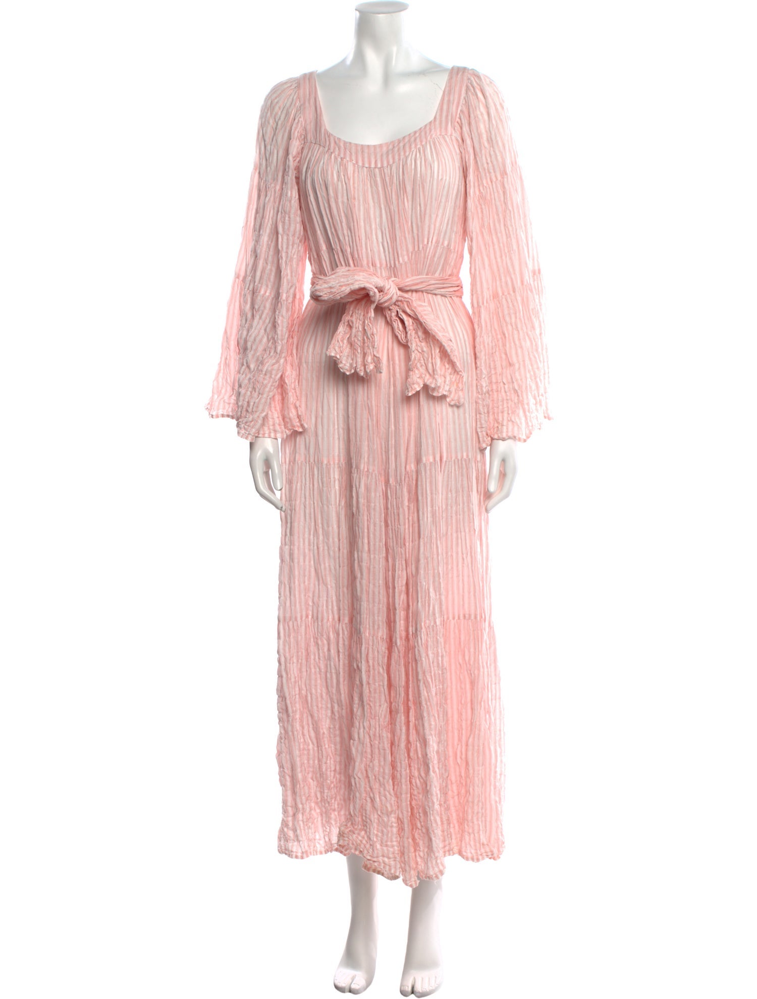 Lisa Marie Fernandez Scoop Neck Long Dress