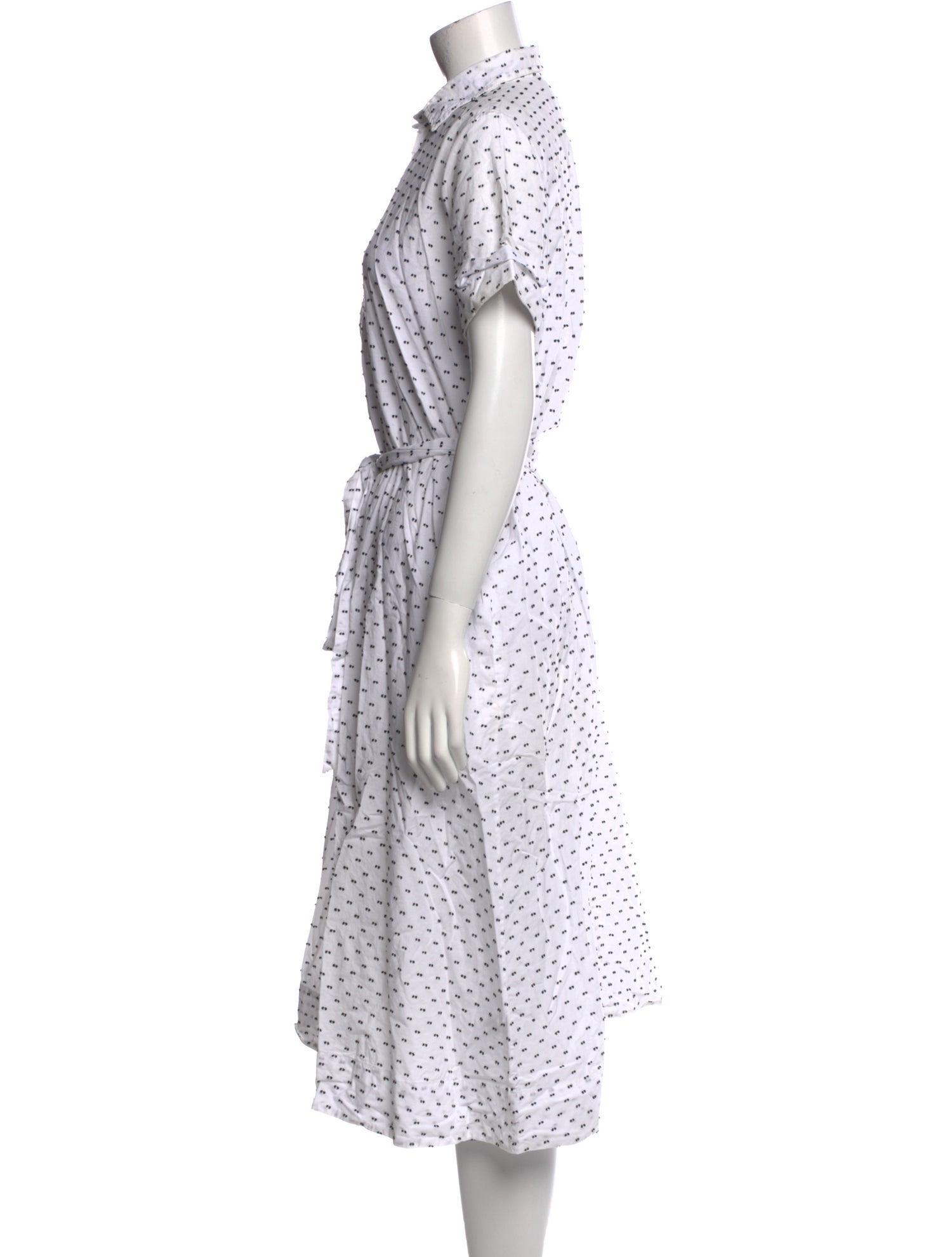 Lisa Marie Fernandez Polka Dot Print Midi Length Dress