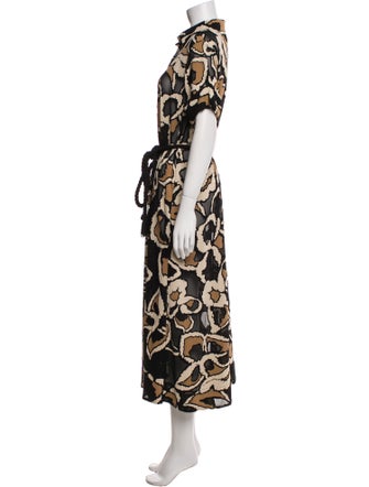 Lisa Marie Fernandez Printed Midi Length Dress