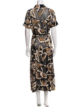Lisa Marie Fernandez Printed Midi Length Dress