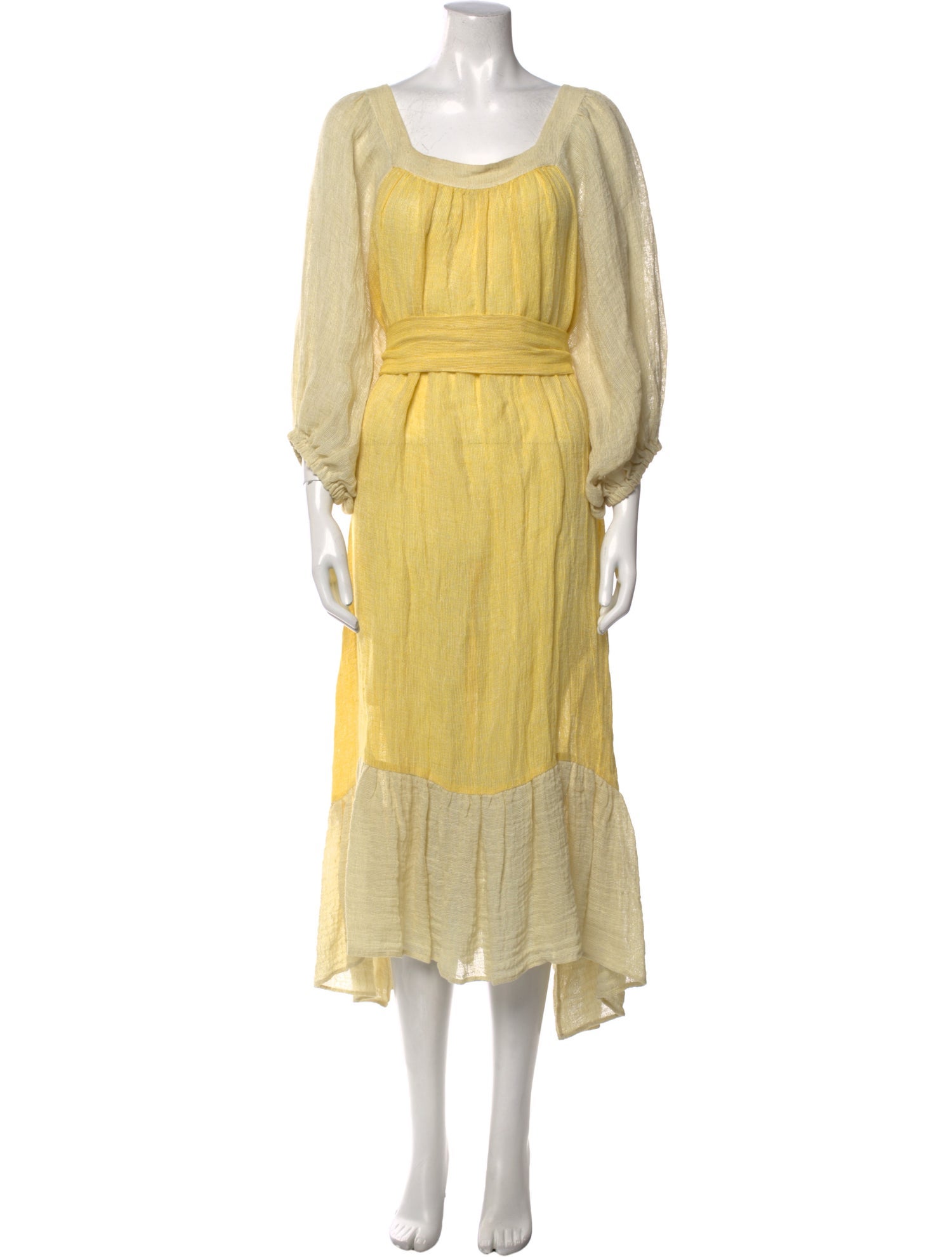 Lisa Marie Fernandez Linen Midi Length Dress