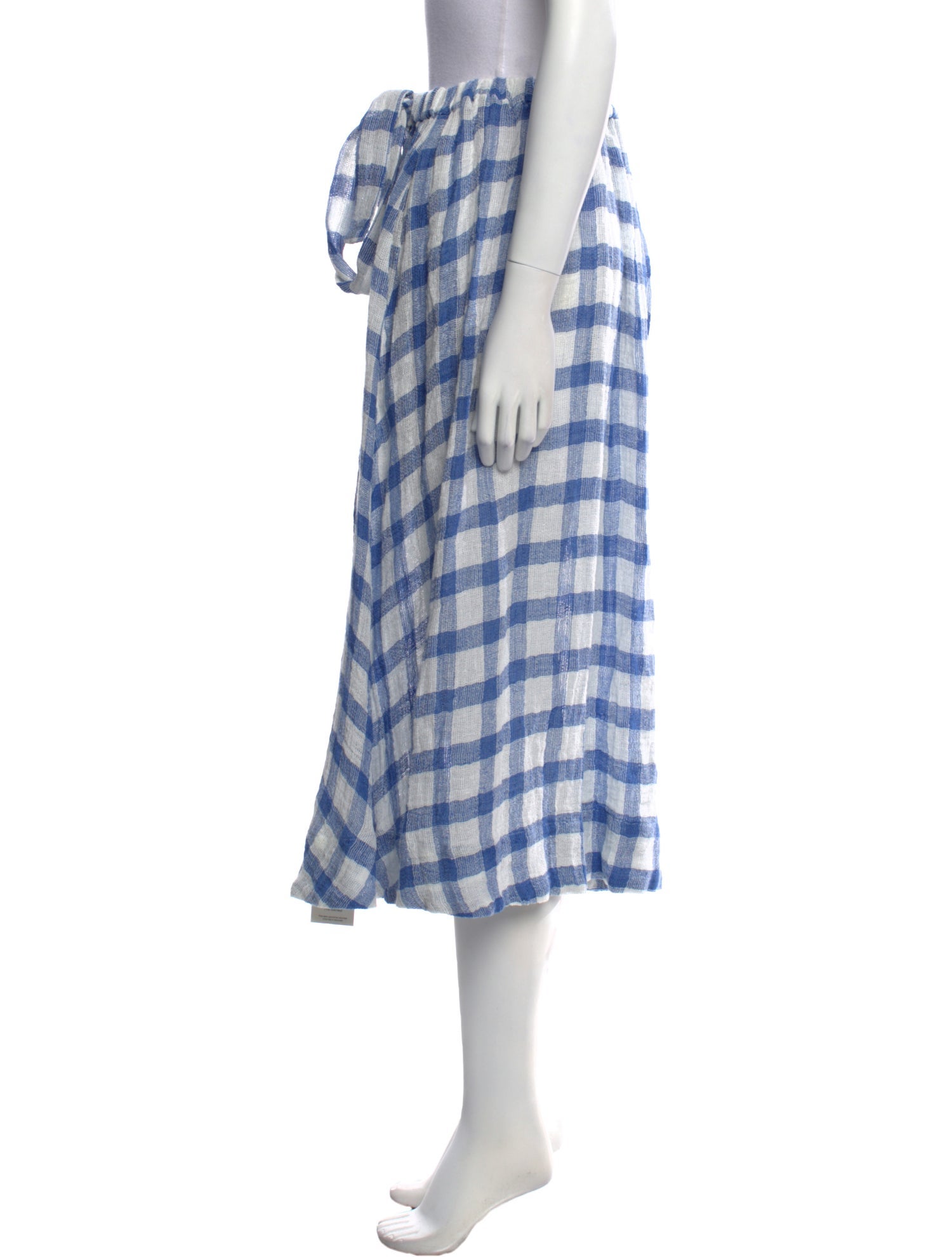 Lisa Marie Fernandez Linen Midi Length Skirt