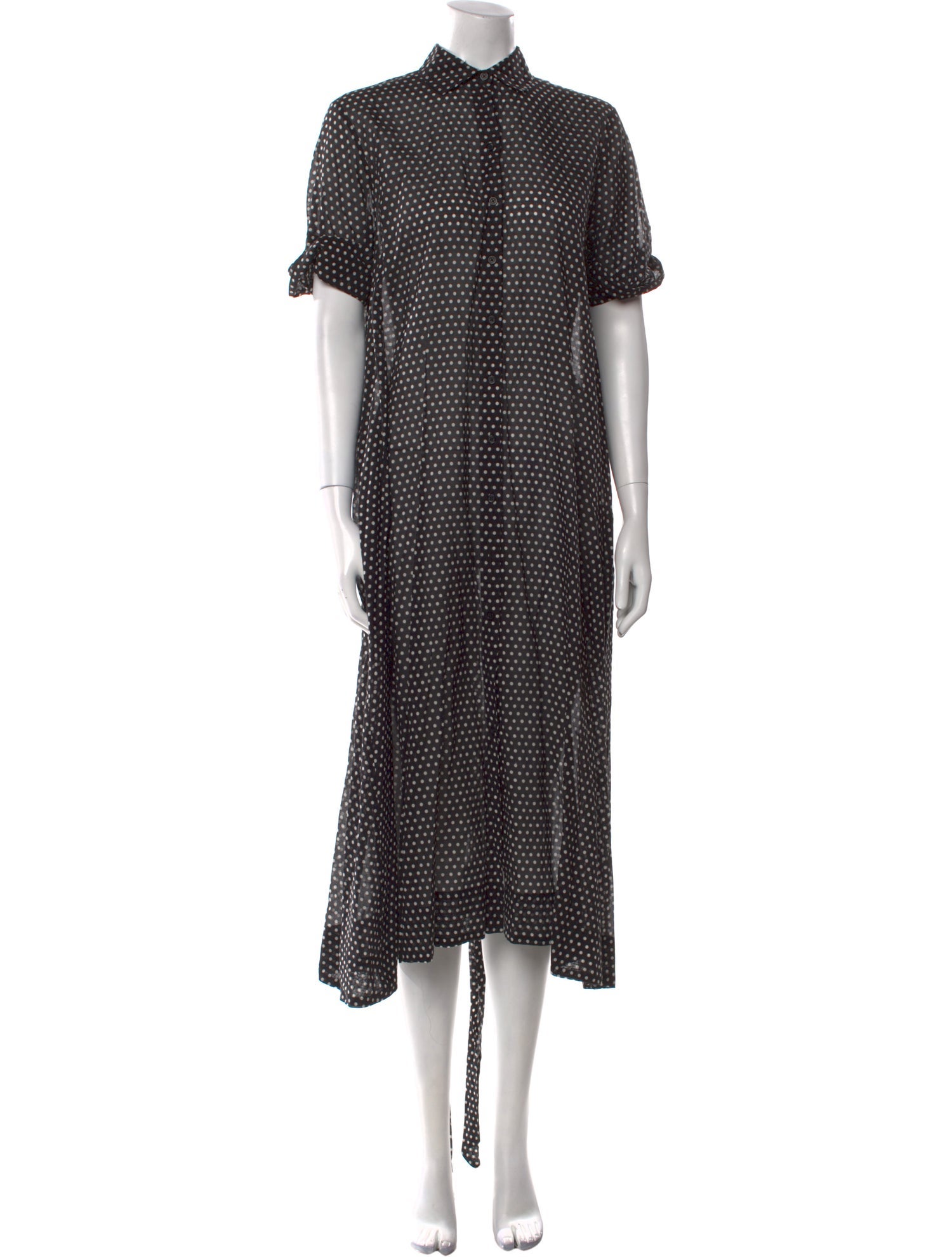 Lisa Marie Fernandez Polka Dot Print Long Dress