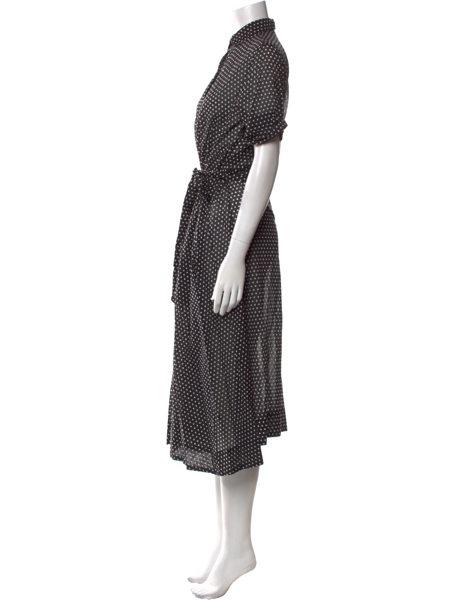 Lisa Marie Fernandez Polka Dot Print Long Dress