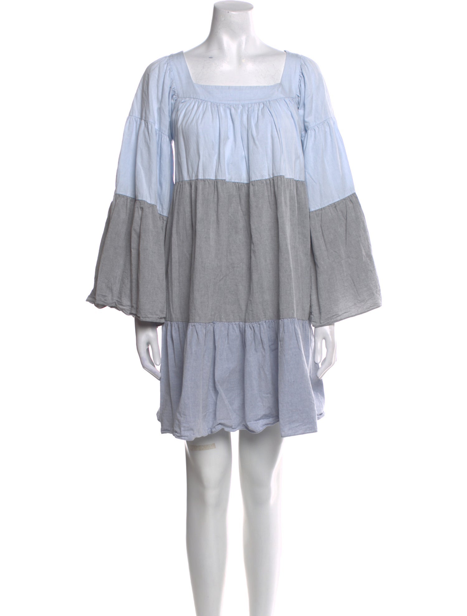 Lisa Marie Fernandez Colorblock Pattern Mini Dress