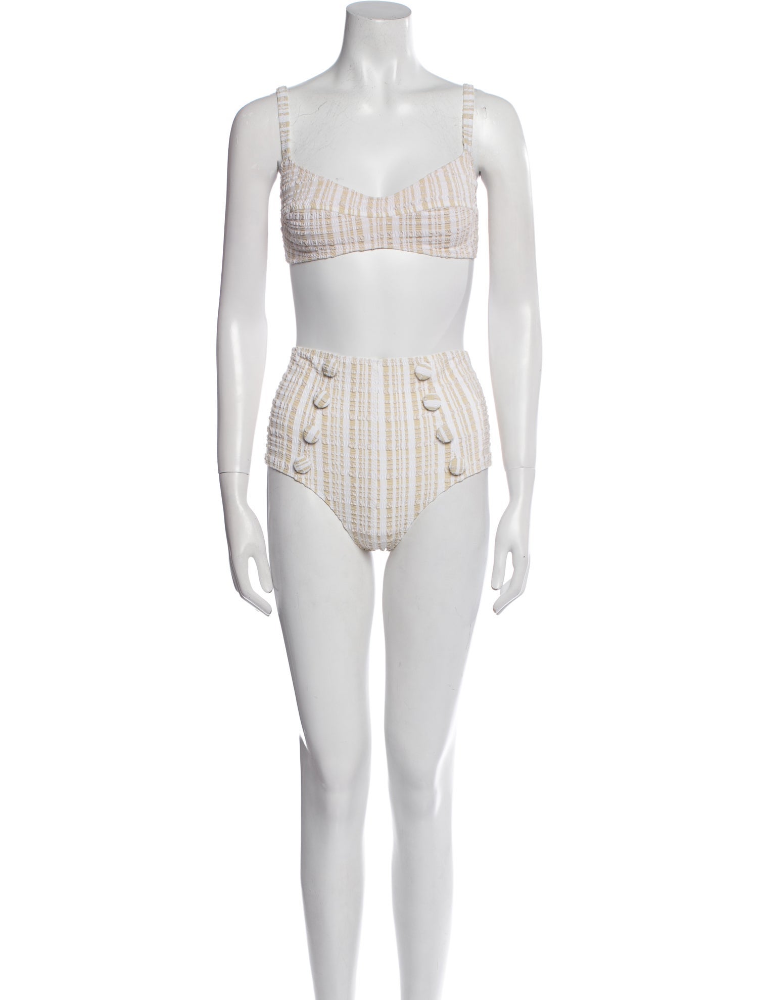 Lisa Marie Fernandez Striped Bikini w/ Tags