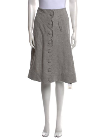Lisa Marie Fernandez Linen Knee-Length Skirt