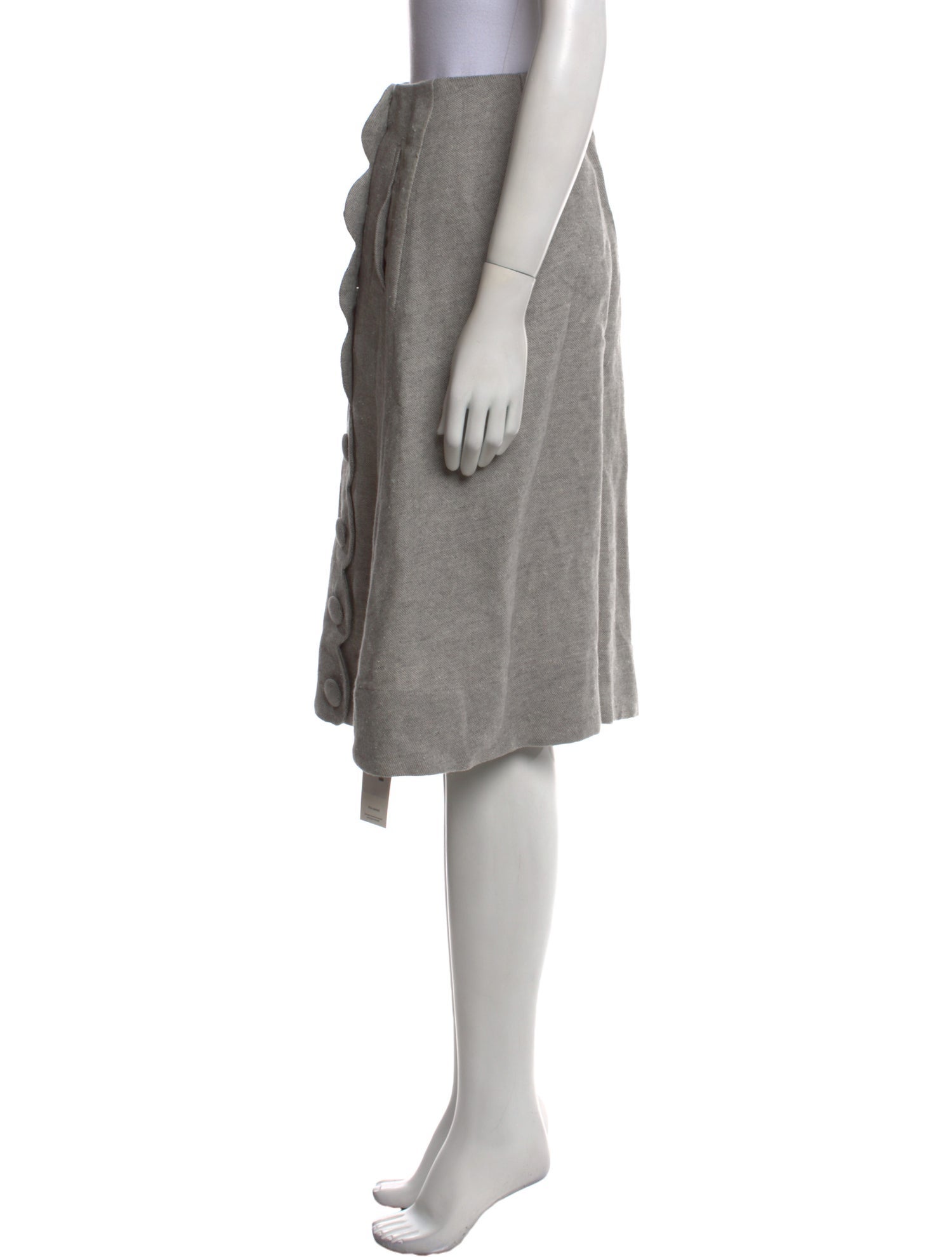 Lisa Marie Fernandez Linen Knee-Length Skirt