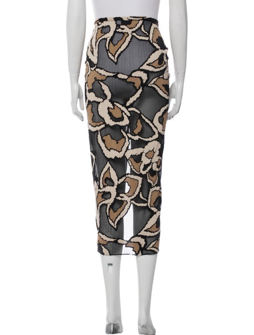 Lisa Marie Fernandez Printed Raw-Edge Trim Cover-Up