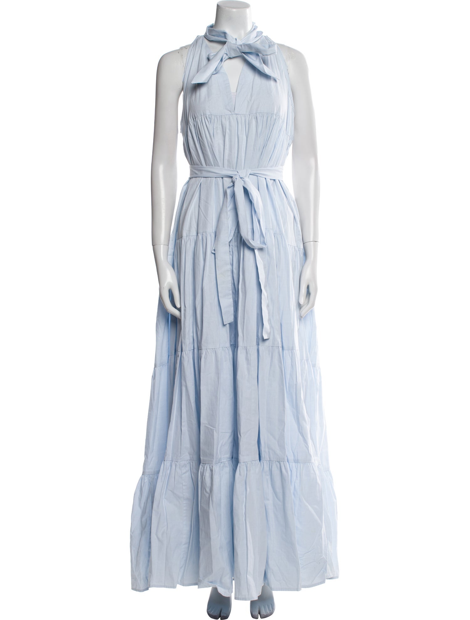 Lisa Marie Fernandez Halterneck Long Dress