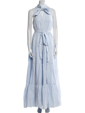 Lisa Marie Fernandez Halterneck Long Dress