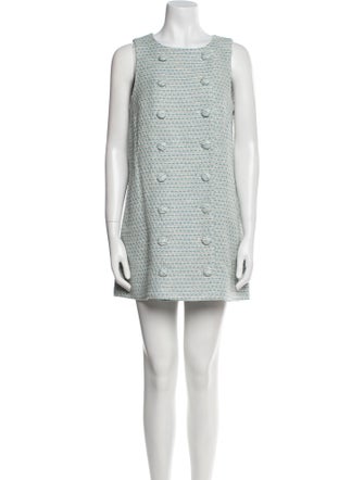 Lisa Marie Fernandez Bateau Neckline Mini Dress