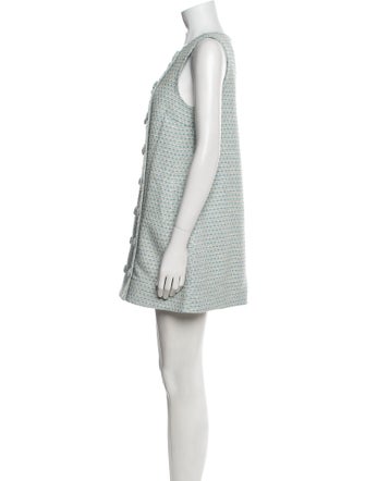 Lisa Marie Fernandez Bateau Neckline Mini Dress