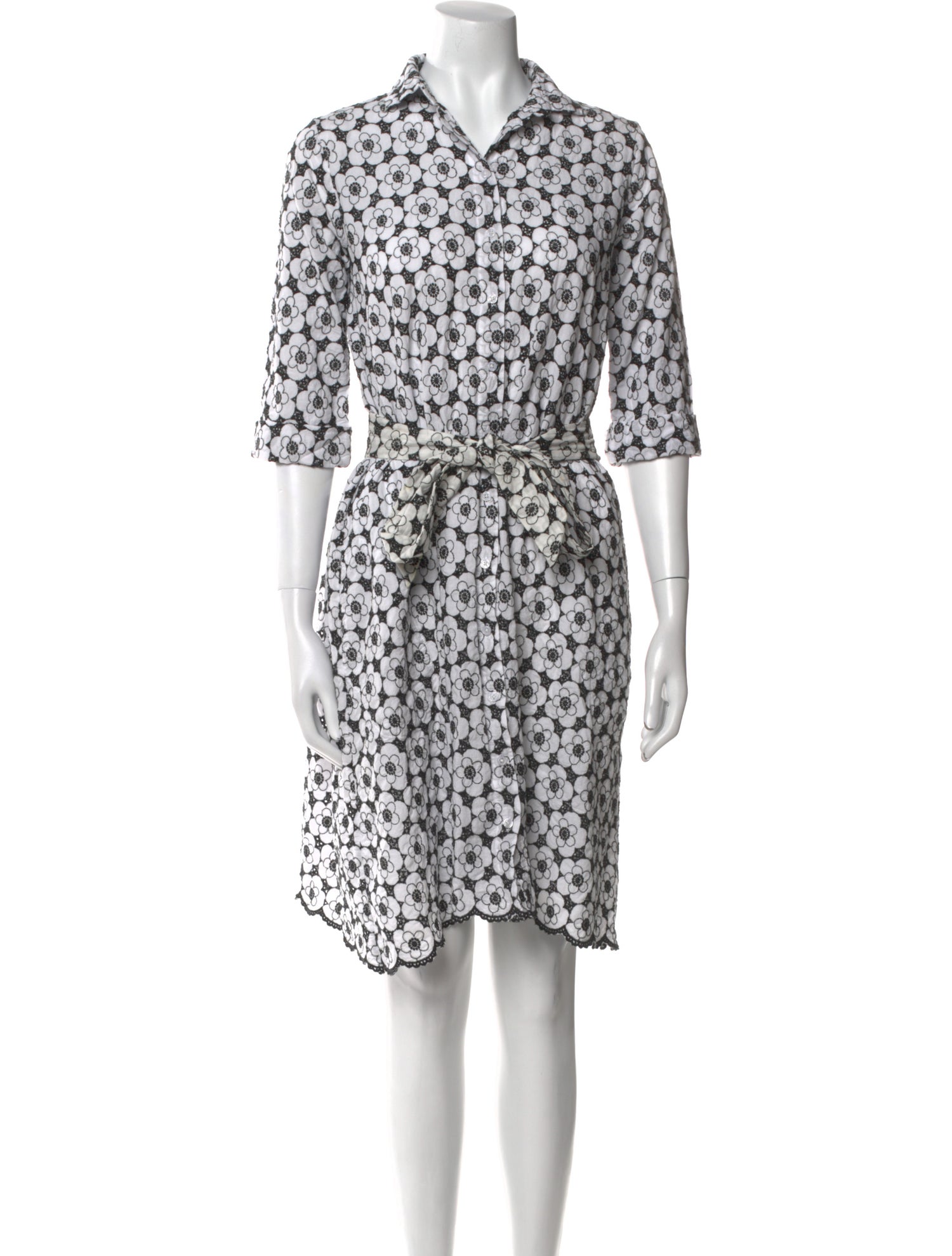 Lisa Marie Fernandez Floral Print Midi Length Dress