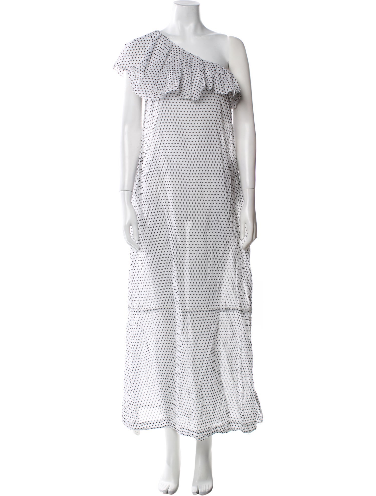 Lisa Marie Fernandez Polka Dot Print Long Dress