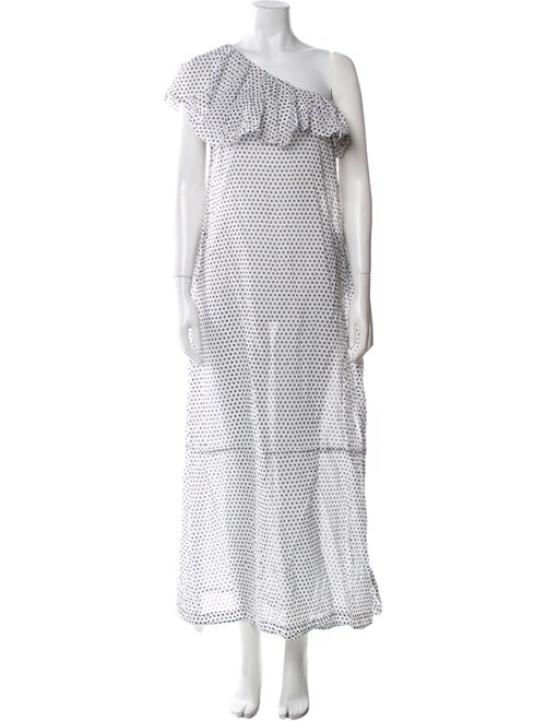 Lisa Marie Fernandez Polka Dot Print Long Dress