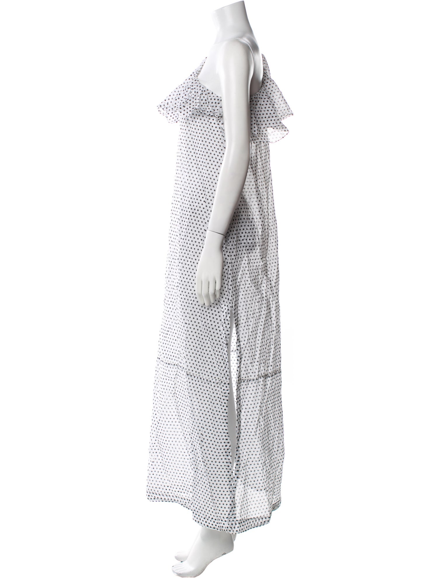 Lisa Marie Fernandez Polka Dot Print Long Dress