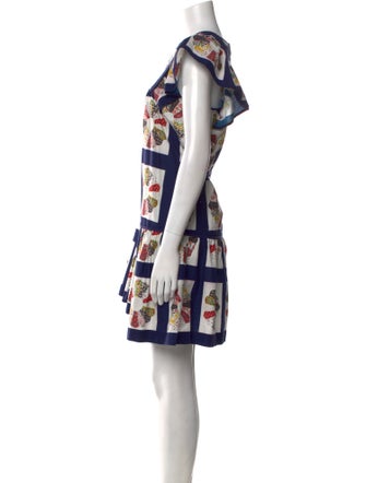 Lisa Marie Fernandez Printed Knee-Length Dress