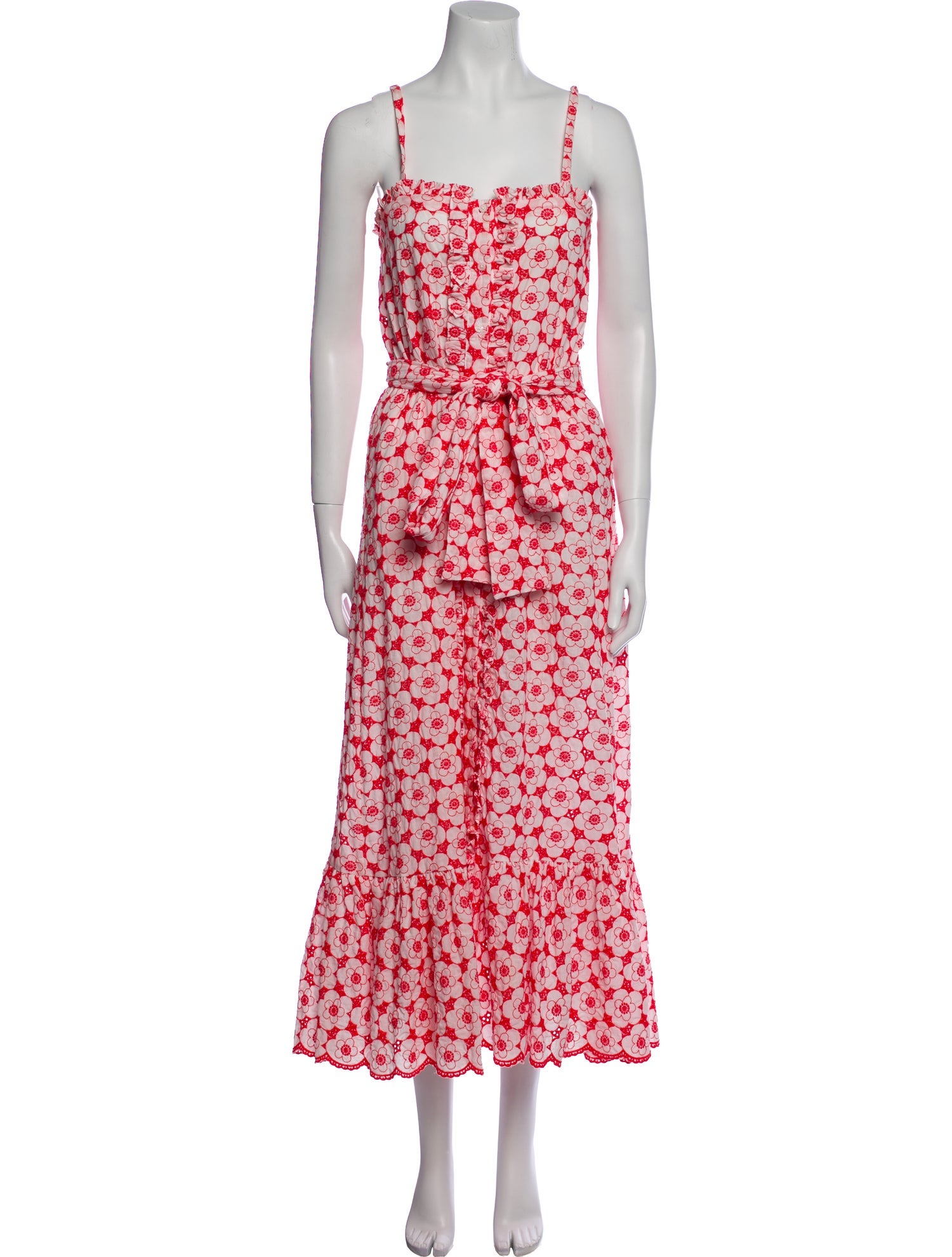 Lisa Marie Fernandez Floral Print Long Dress