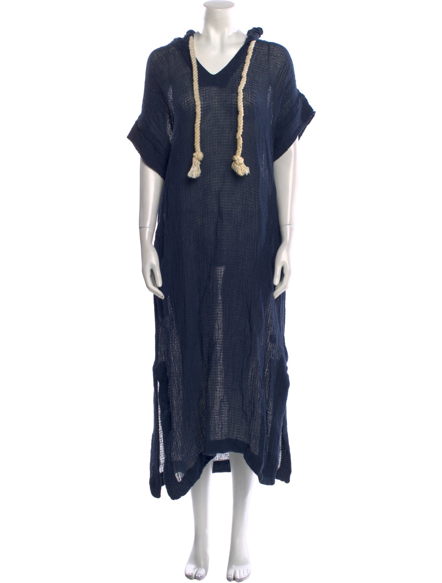 Lisa Marie Fernandez V-Neck Midi Length Dress