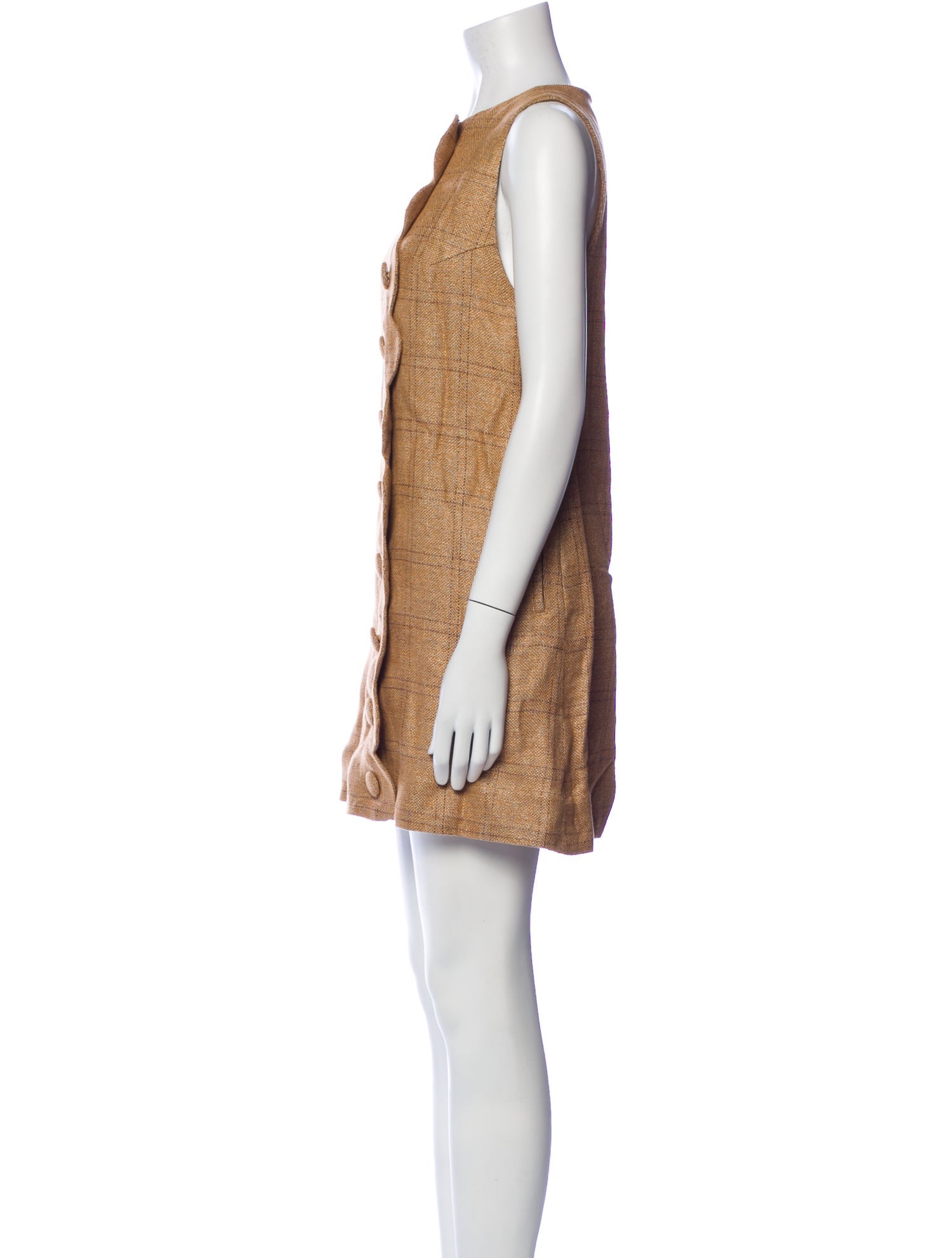 Lisa Marie Fernandez Bateau Neckline Mini Dress