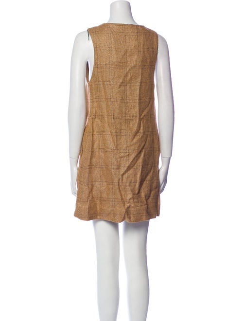 Lisa Marie Fernandez Bateau Neckline Mini Dress