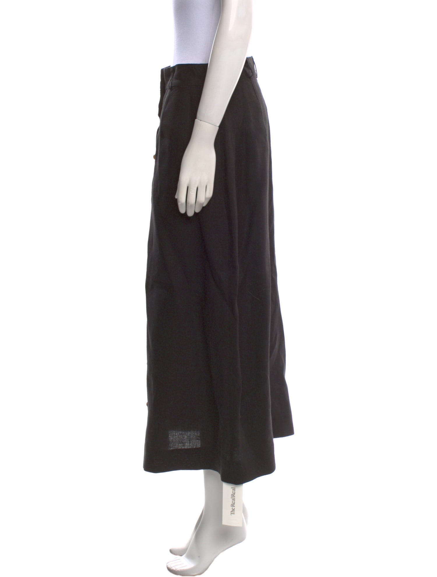 Lisa Marie Fernandez Linen Midi Length Skirt