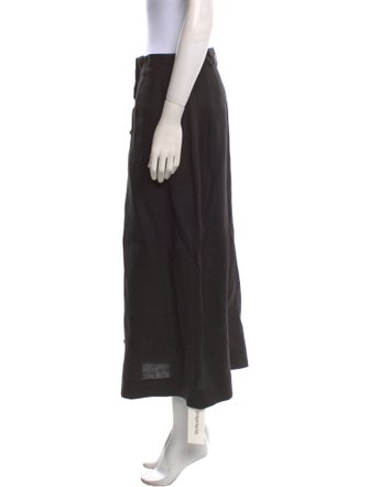 Lisa Marie Fernandez Linen Midi Length Skirt