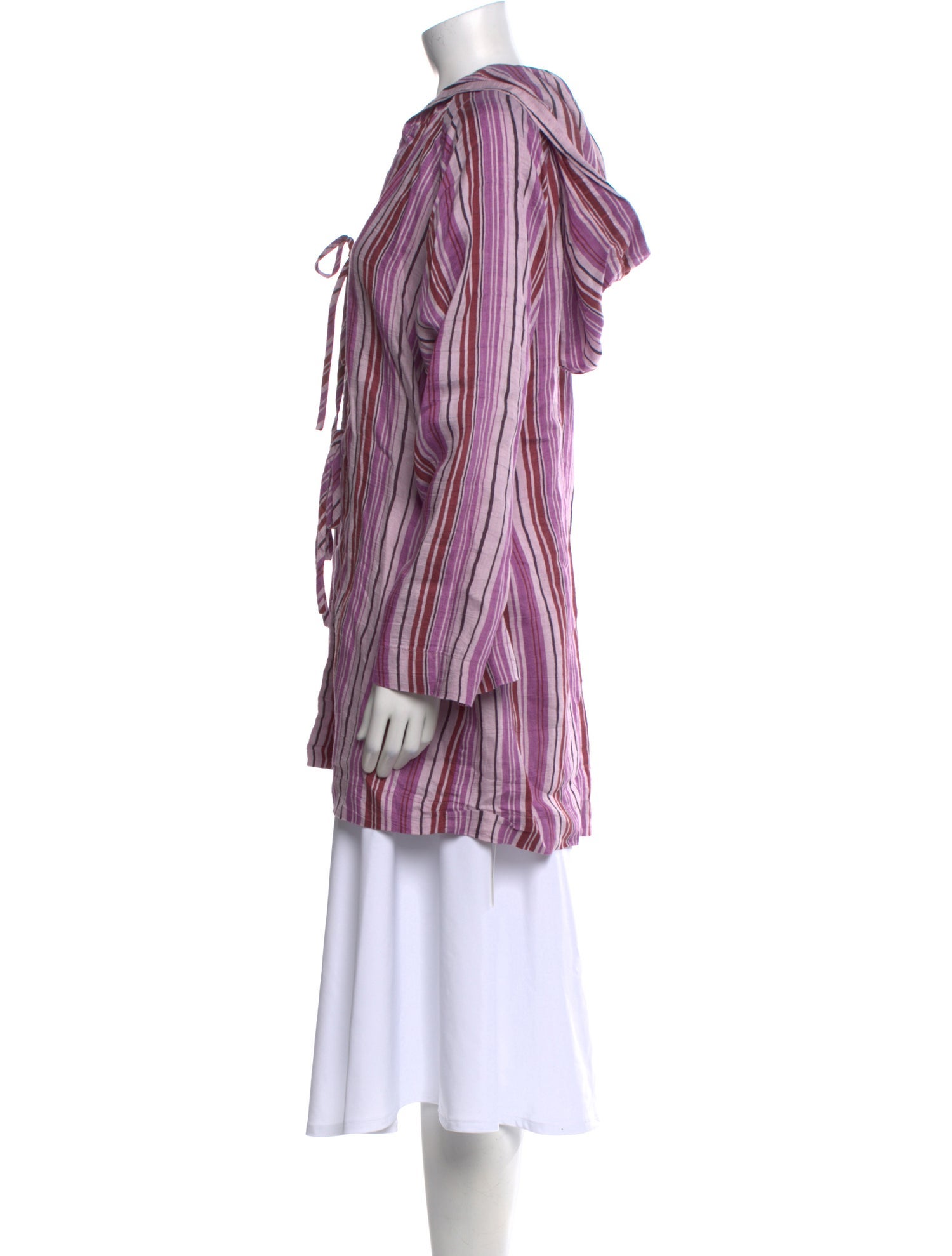Lisa Marie Fernandez Striped Long Sleeve Tunic