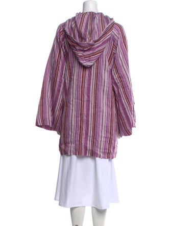 Lisa Marie Fernandez Striped Long Sleeve Tunic