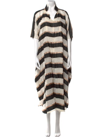 Lisa Marie Fernandez Striped Long Dress