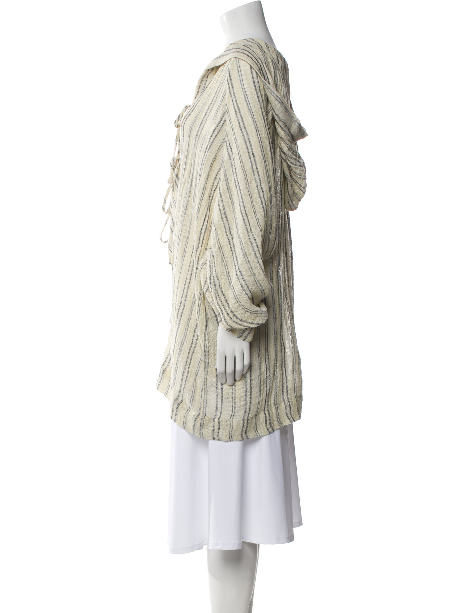 Lisa Marie Fernandez Linen Striped Lounge Set