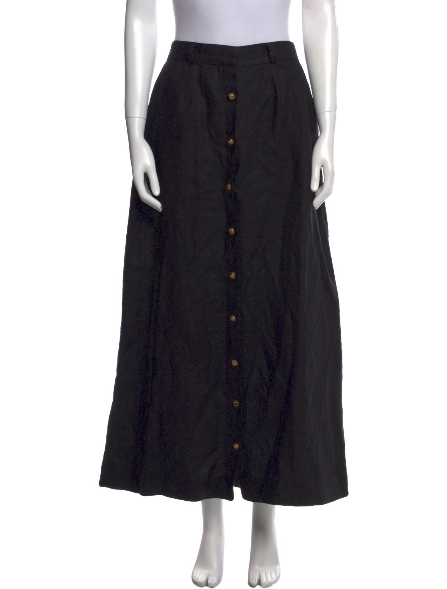 Lisa Marie Fernandez Linen Midi Length Skirt