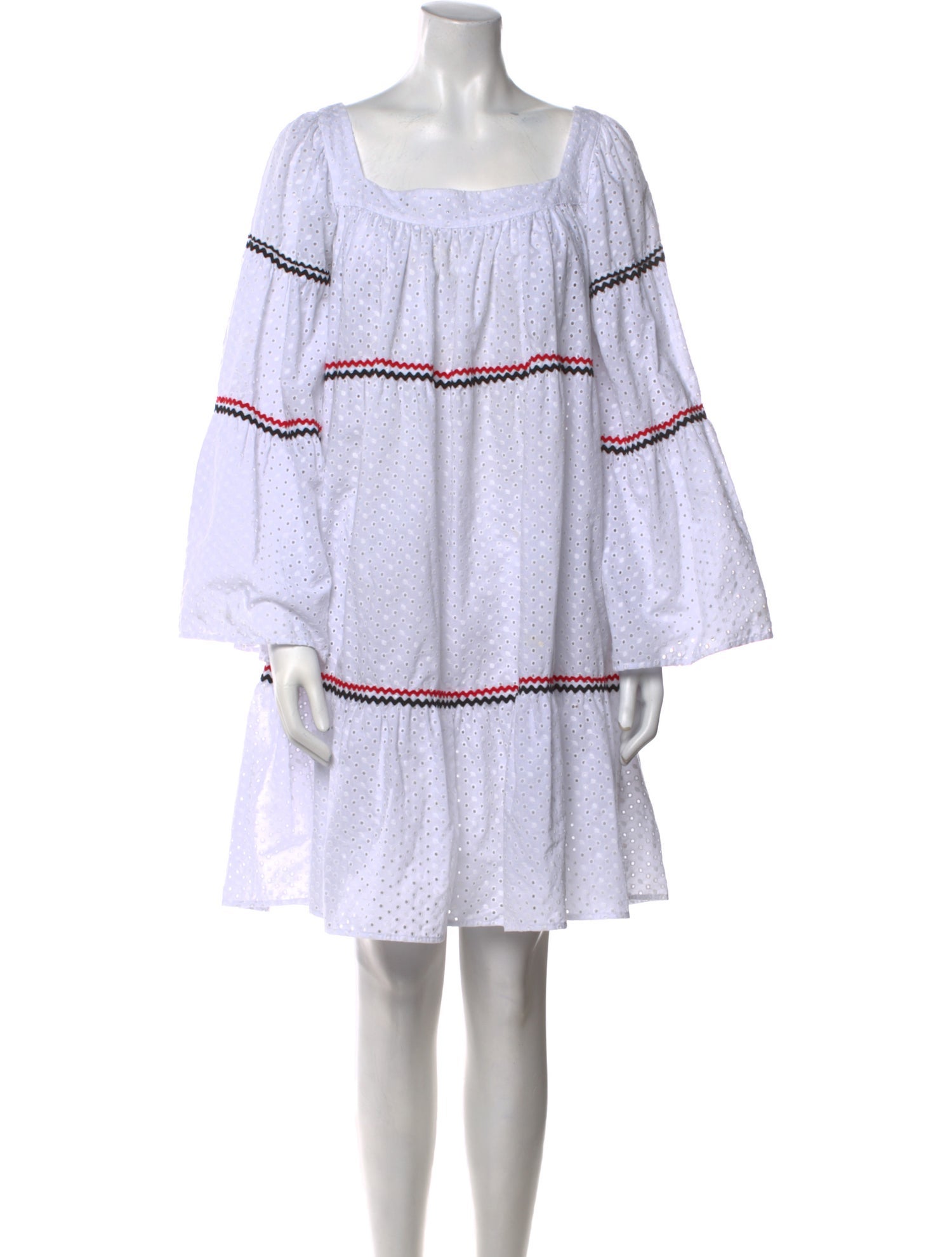 Lisa Marie Fernandez Square Neckline Mini Dress