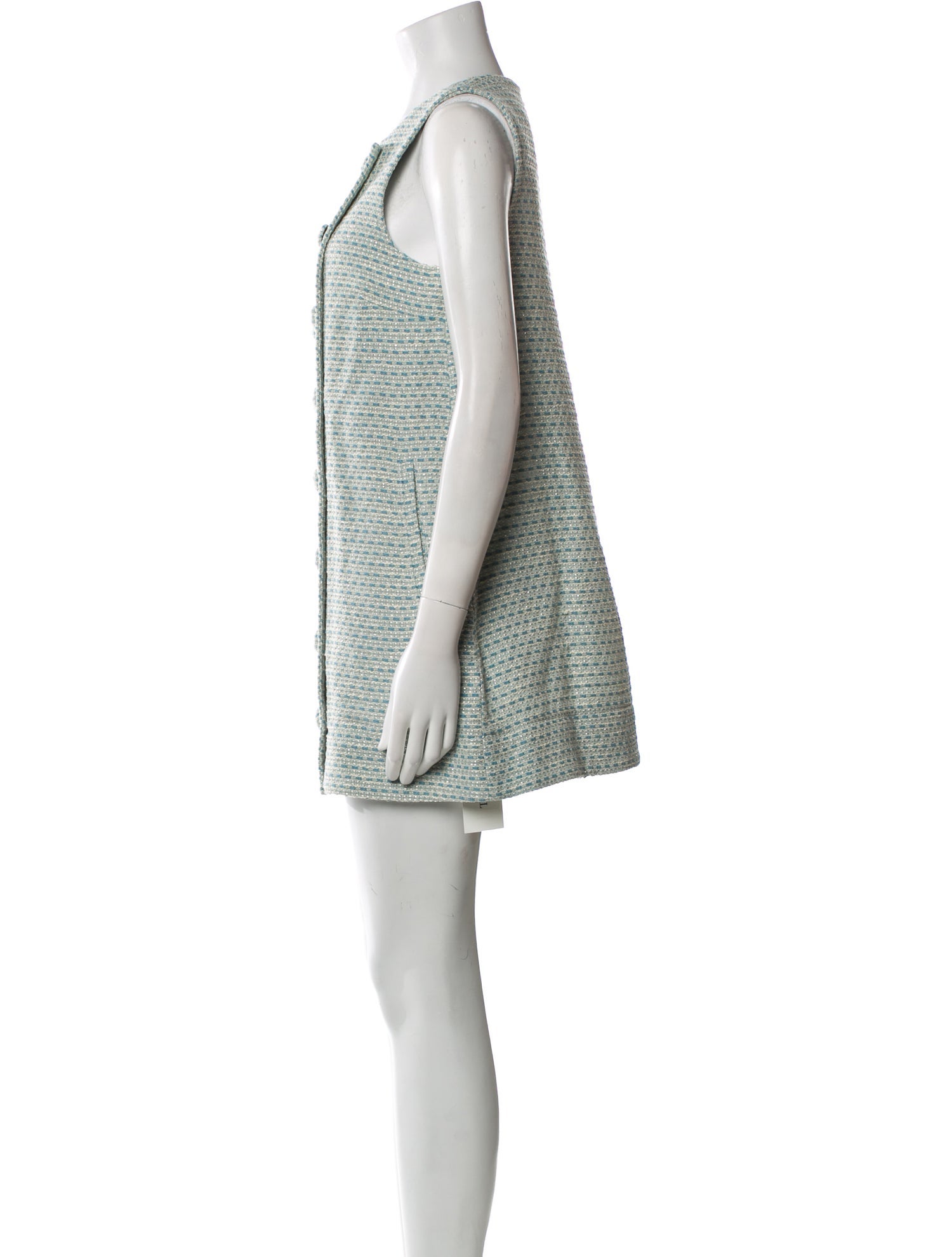 Lisa Marie Fernandez Scoop Neck Mini Dress